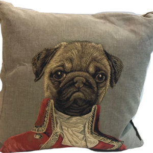 Cuscino foderato Disegno Bulldog Griggio