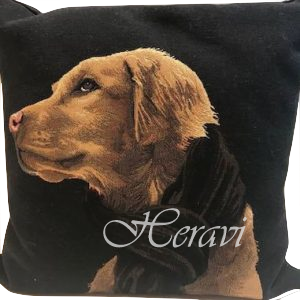 Cuscino foderato disegno Cane