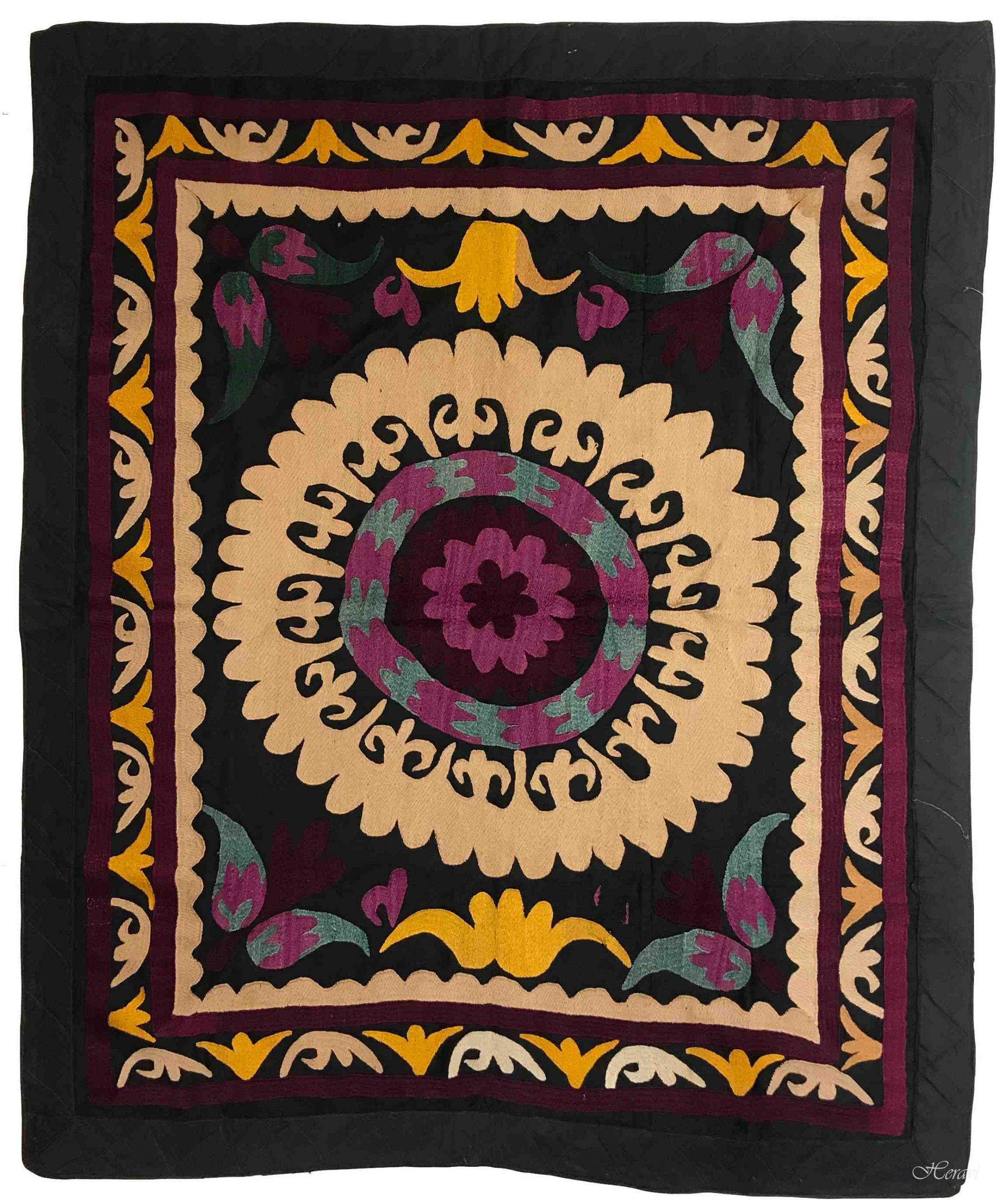 SUZANI RICAMATO A MANO ANTICO