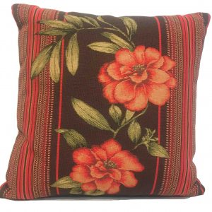 CUSCINO FODERATO DISEGNO FIORI