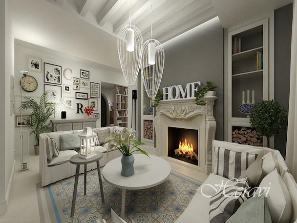 i tappeti per casa in stile shabby chic